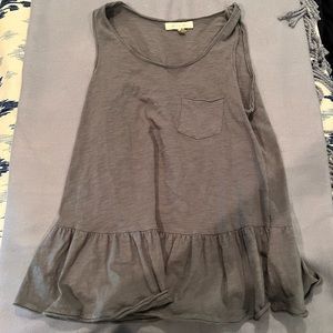 Wei + Ali gray tank top